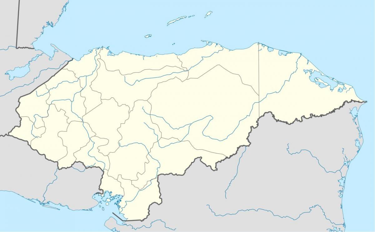 kaart wat Honduras